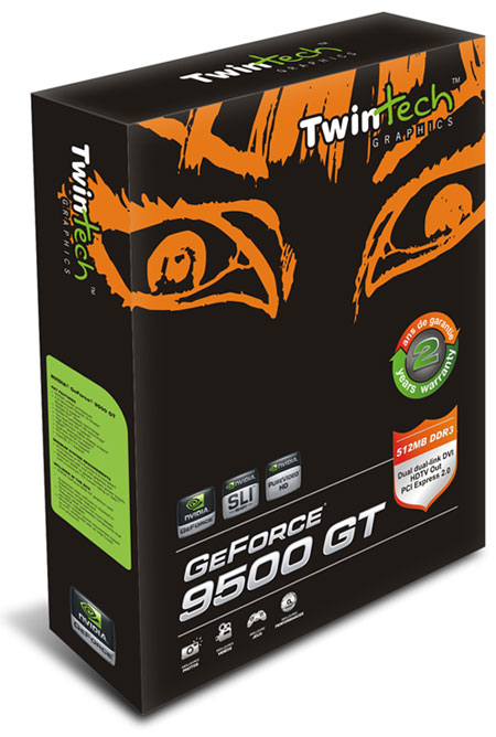 TwinTech NVIDIA GeForce 9500 GT 512MB GDDR3