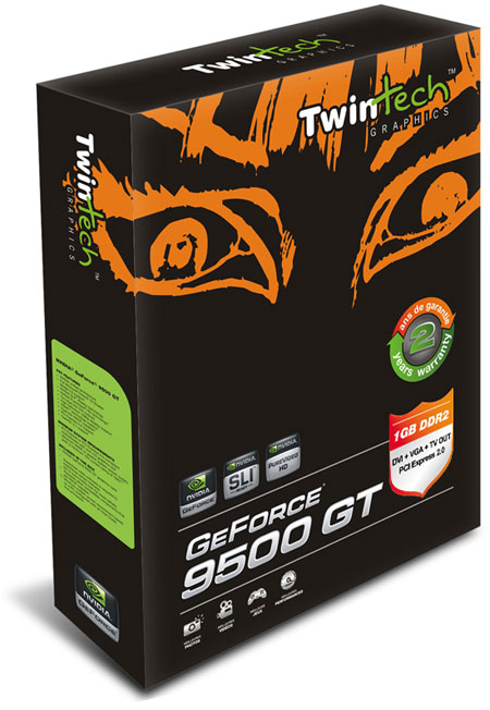 TwinTech NVIDIA GeForce 9500 GT 1024MB DDR2
