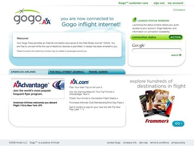 American Airlines Gogo