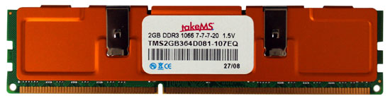 takeMS 2GB DDR3-1066 Memory Module