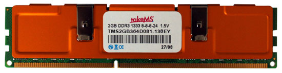 takeMS 2GB DDR3-1333 Memory Module