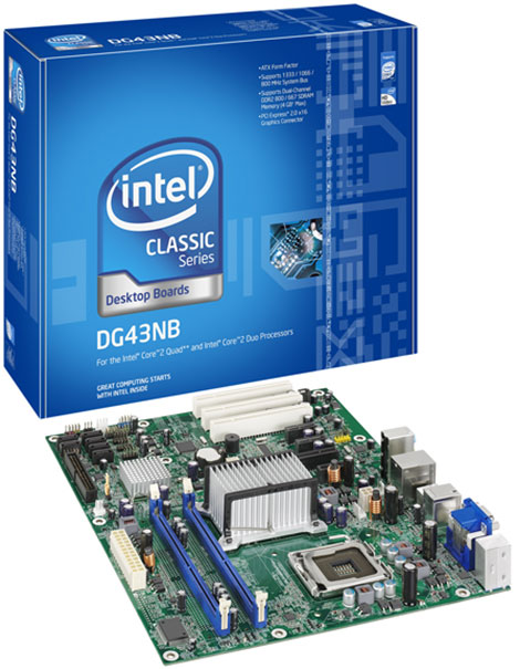 Intel Classic Series Desktop Board DG43NB