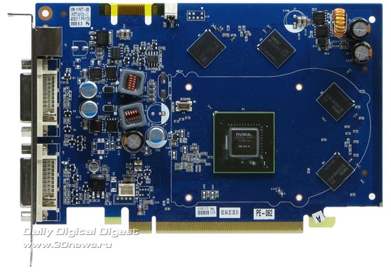 ECS GeForce 9500GT, without the cooler