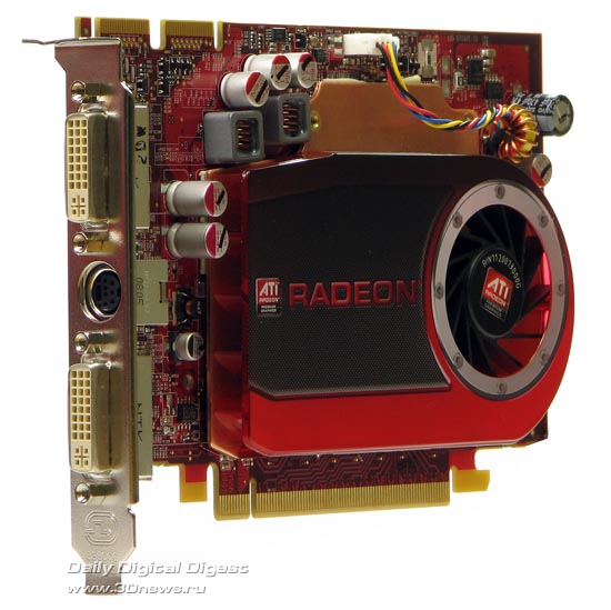 Radeon HD 4670 вид сбоку