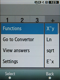 Samsung F480 Touchwiz. Калькулятор -2