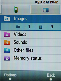 Samsung F480 Touchwiz. Файловый навигатор - 3