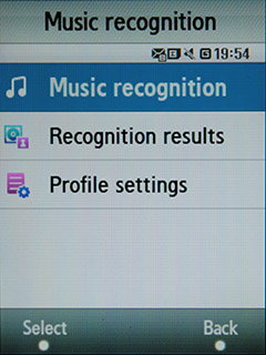Samsung F480 Touchwiz. Music Recognition