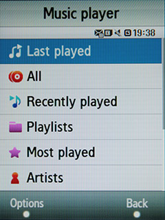 Samsung F480 Touchwiz. Проигрыватель