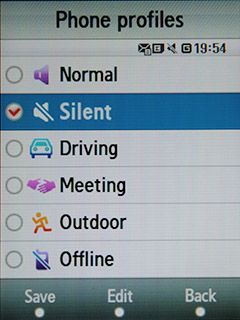 Samsung F480 Touchwiz. Профили