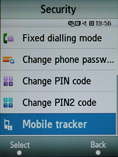 Samsung F480 Touchwiz. Настройка безопасности - 1