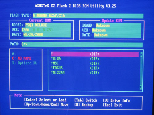 ASUS P5Q3 Deluxe-WiFi EZFlash 2