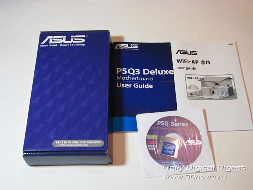 ASUS P5Q3 Deluxe-WiFi комплектация 1