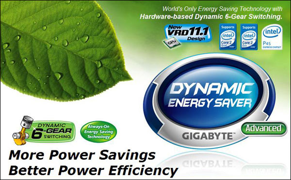 Gigabyte Dynamic Energy Saver (DES) Advanced