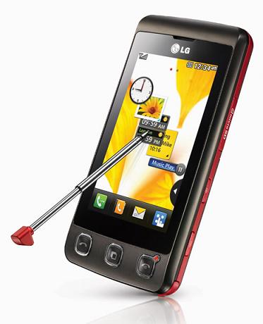 LG KP500: бюджетный 5-Мп сенсорный камерафон