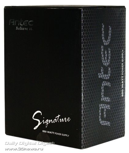 Упаковка Antec Signature SG-650