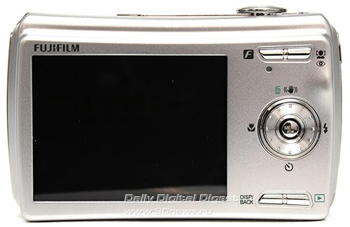 Fujifilm FinePix F100fd. Вид сзади