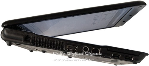 HP Compaq 6735s. Вид слева