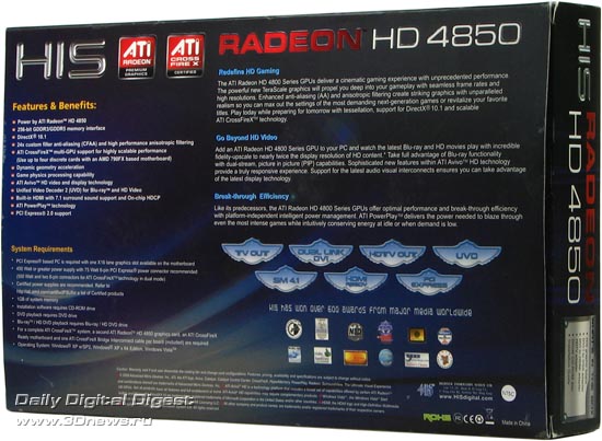 HIS Radeon HD 4850, �������, ��� �����