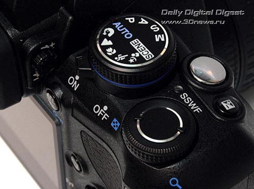 Olympus E-420. Кнопки управления