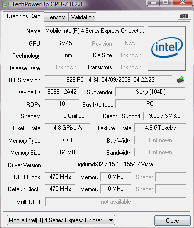 GMA X4500HD - 15.10.1554