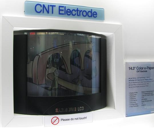 CNT-electrode Samsung e-paper
