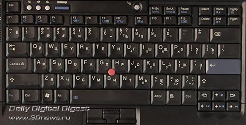 Lenovo ThinkPad T400. Клавиатура