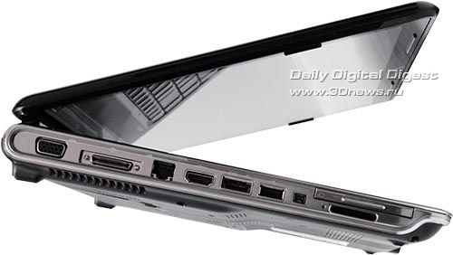 HP Pavilion dv5-1075er. Вид слева