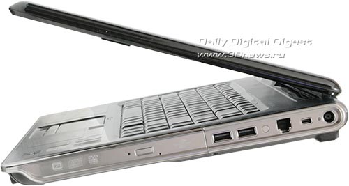 HP Pavilion dv5-1075er. Вид справа