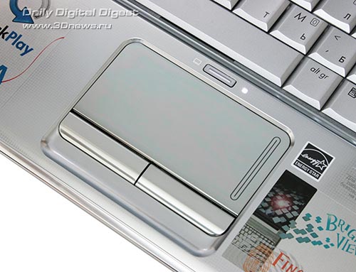 HP Pavilion dv5-1075er. Сенсорная панель