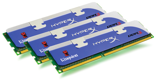 Kingston HyperX 3GB DDR3-2000 Memory Kit
