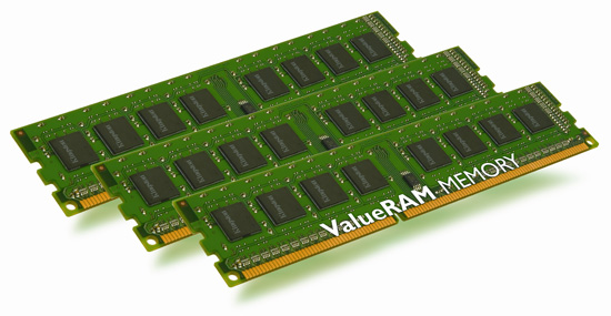 Kingston ValueRAM 3GB DDR3-1333 Memory Kit