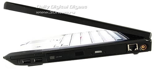 Lenovo ThinkPad SL3400. Вид справа