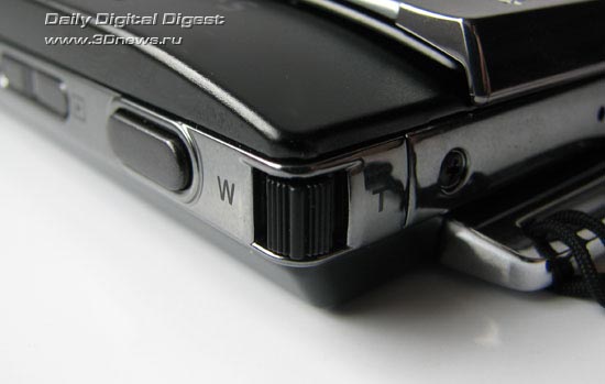 Sony Cyber-shot DSC-T300, рычажок зуммирования