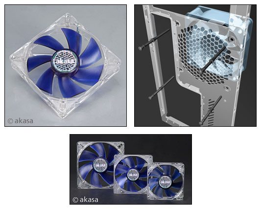 Akasa AK-FN053 / AK-FN052 / AK-FN051 Smart Fans
