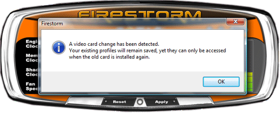 Zotac FireStorm смена видеокарты и профилей