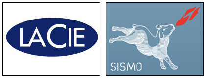 LaCie and Sismo Logos