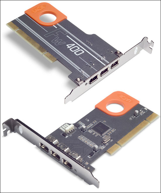 LaCie FireWire 400 PCI Card, Design by Sismo