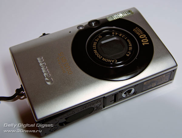 Canon IXUS 85 IS, внешний вид