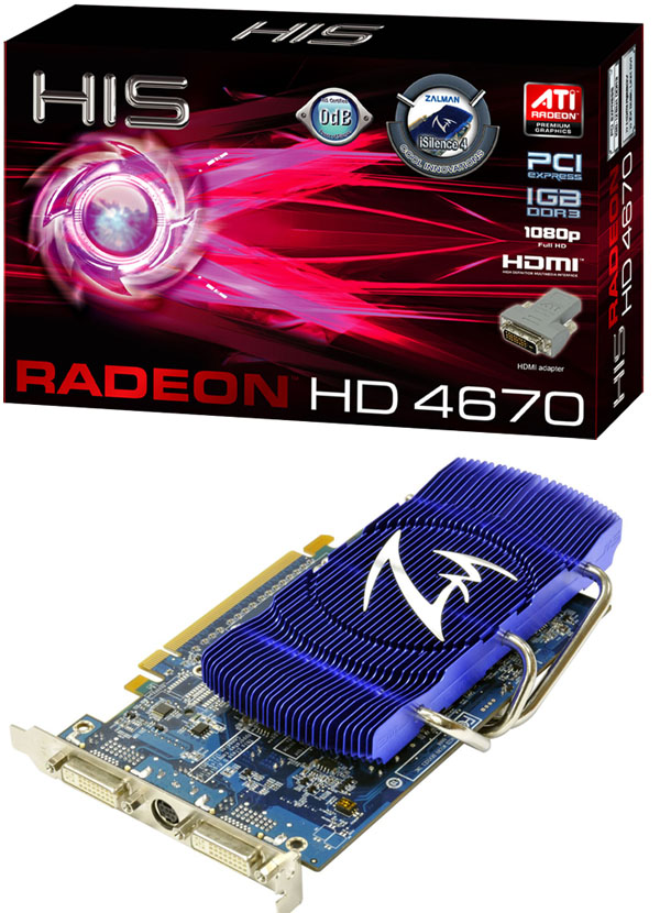 HIS HD 4670 iSilence 4 1GB GDDR3