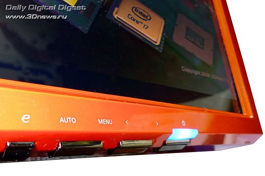 Элементы управления монитора Acer G24 Wide