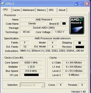Phenom II X4 940 Black Edition - 4,2 ���
