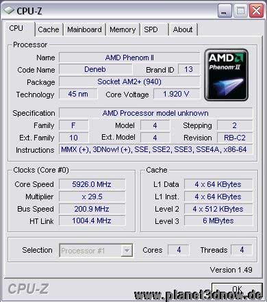 Phenom II X4 940 Black Edition - 6 ���