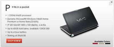 Sony VAIO P