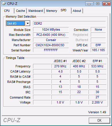CPU-Z - система на базе AMD Phenom II X4