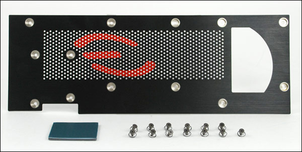 EVGA GTX 295 Backplate