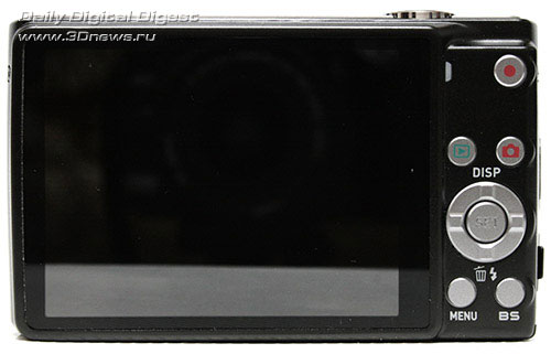 Casio Exilim EX-Z250. Вид сзади