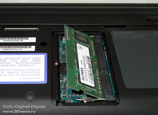 ���� ������ Sony VAIO VGN-TT11RM/R