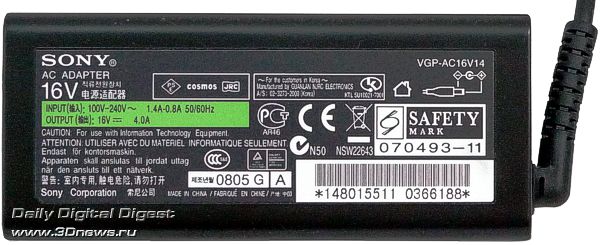 ���� ������� Sony VAIO VGN-TT11RM/R