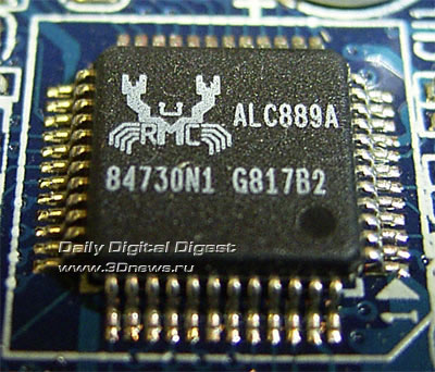 Gigabyte EX58-UD5 звуковой контроллер