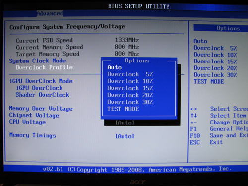 ASUS P5N7A-VM разгон через Profile